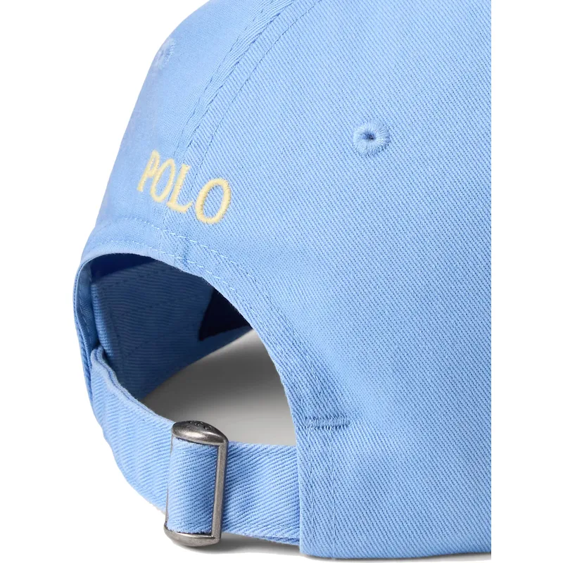 kepure-islenkta-melyna-reguliuojamas-cotton-chino-classic-sport-polo-ralph-lauren