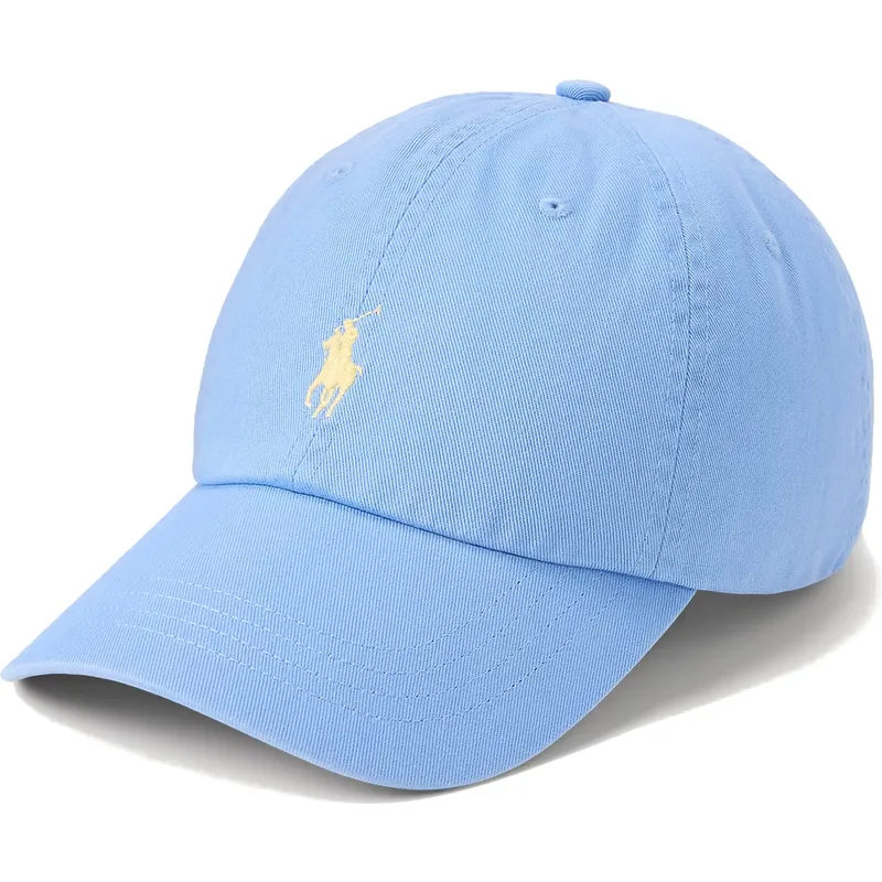 kepure-islenkta-melyna-reguliuojamas-cotton-chino-classic-sport-polo-ralph-lauren