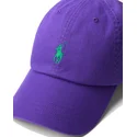 gorra-curva-violeta-ajustable-con-logo-verde-cotton-chino-classic-sport-de-polo-ralph-lauren