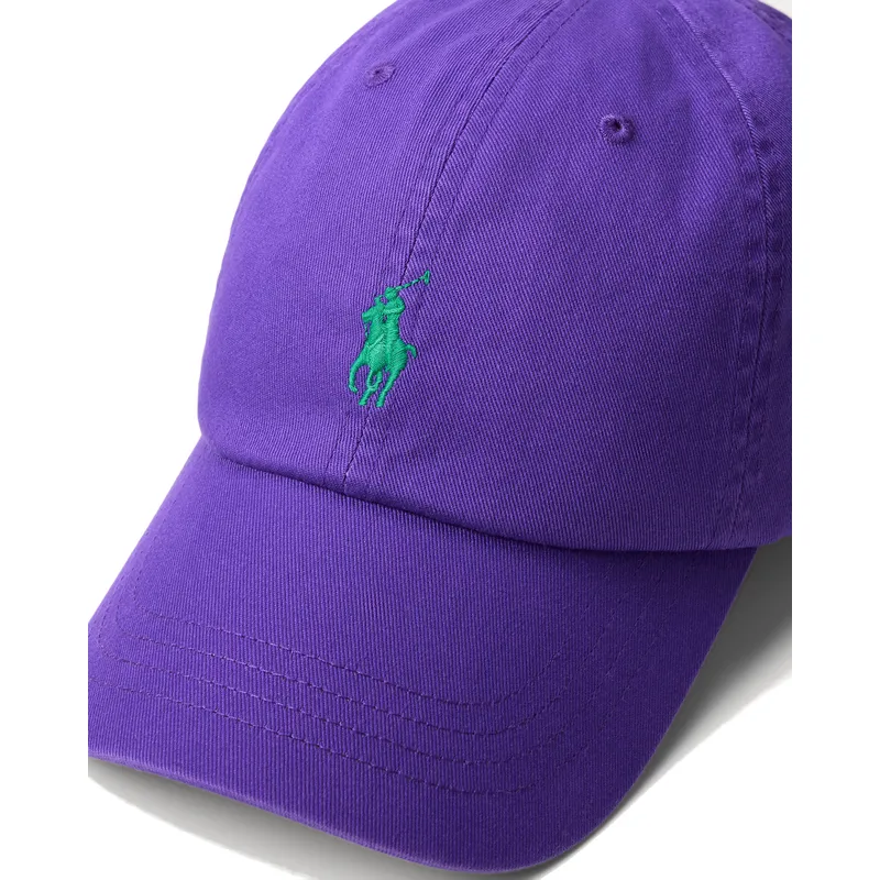 kepure-islenkta-violetine-reguliuojama-juostele-cotton-chino-classic-sport-polo-ralph-lauren