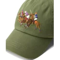 gorra-curva-verde-ajustable-twill-triple-pony-de-polo-ralph-lauren