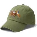 kepure-islenkta-zalia-reguliuojama-juostele-twill-triple-pony-polo-ralph-lauren