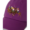 kepure-islenkta-violetine-reguliuojama-juostele-twill-triple-pony-polo-ralph-lauren
