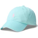 kepure-islenkta-melyna-reguliuojama-juostele-claro-rosa-cotton-chino-classic-sport-polo-ralph-lauren