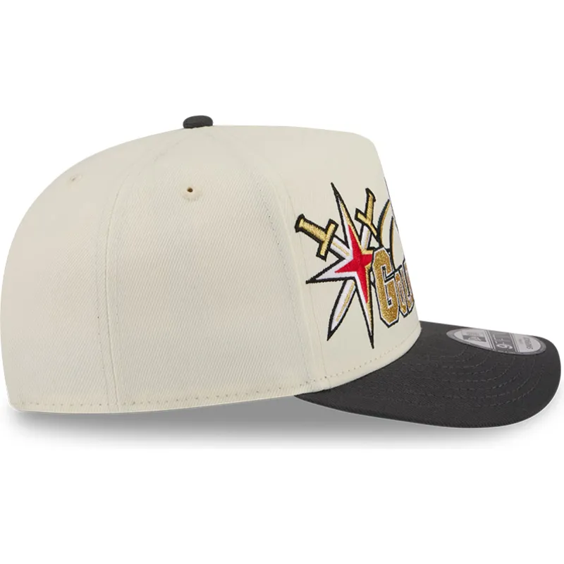 cap-islenkta-beige-snapback-9fifty-a-frame-classic-vegas-golden-knights-nhl-new-era
