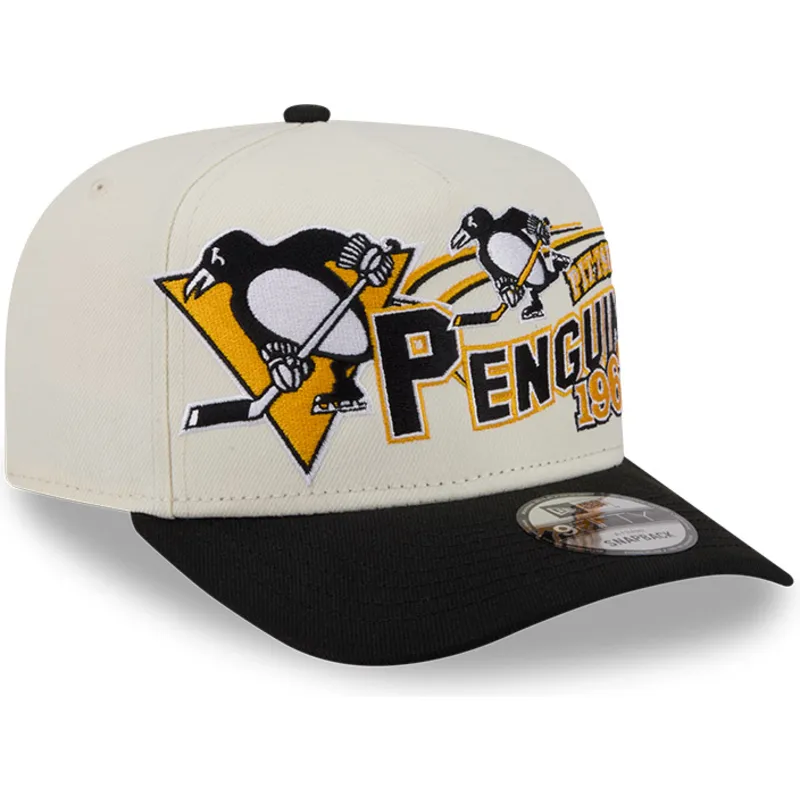 gorra-curva-beige-snapback-9fifty-a-frame-classic-de-pittsburgh-penguins-nhl-de-new-era