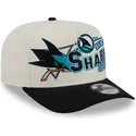 cap-islenkta-beige-snapback-9fifty-a-frame-classic-san-jose-sharks-nhl-new-era