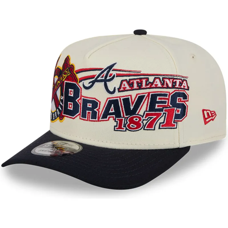 cap-islenkta-beige-snapback-9fifty-a-frame-classic-atlanta-braves-mlb-new-era cap-islenkta-beige-snapback-9fifty-a-frame-classic-atlanta-braves-mlb-new-era