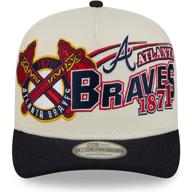 bezowo-czarna-zakrzywiona-czapka-snapback-9fifty-a-frame-classic-atlanta-braves-mlb-new-era