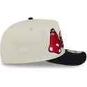 cap-islenkta-beige-snapback-9fifty-a-frame-classic-boston-red-sox-mlb-new-era