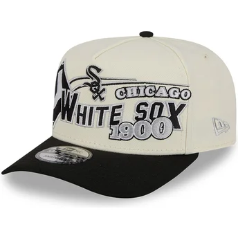 Cap išlenkta beige snapback 9FIFTY A Frame Classic Chicago White Sox MLB New Era