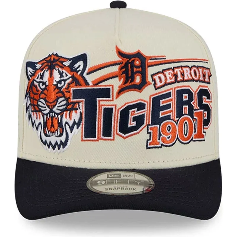 cap-islenkta-beige-snapback-9fifty-a-frame-classic-detroit-tigers-mlb-new-era