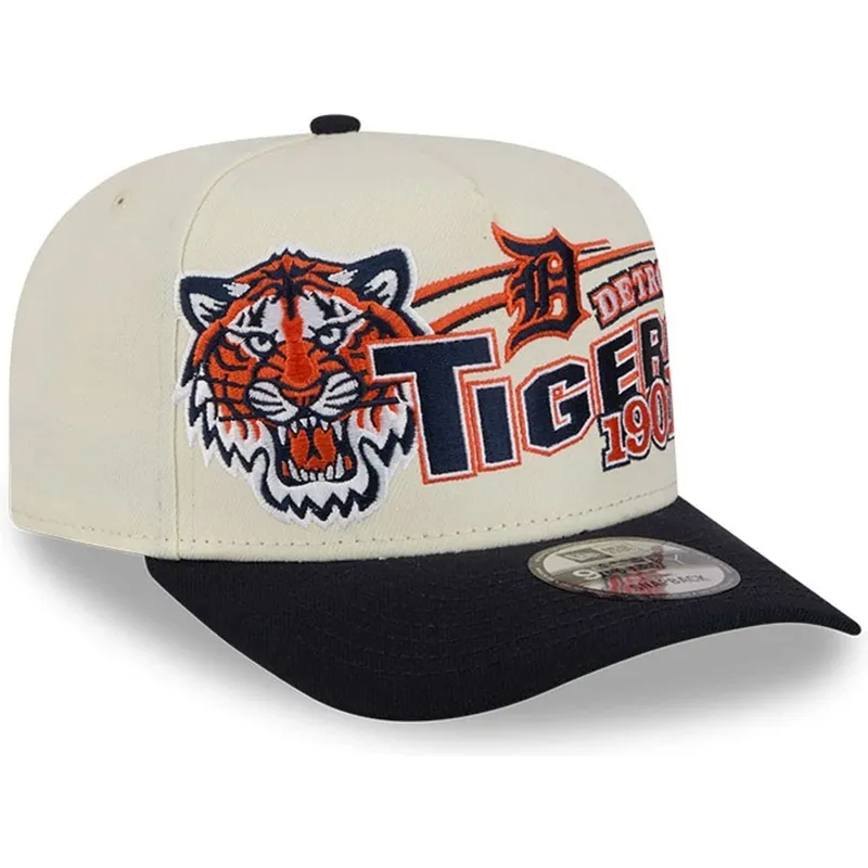 cap-islenkta-beige-snapback-9fifty-a-frame-classic-detroit-tigers-mlb-new-era