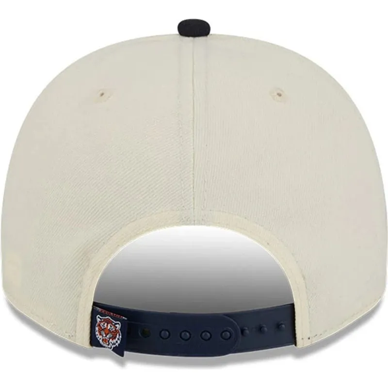 cap-islenkta-beige-snapback-9fifty-a-frame-classic-detroit-tigers-mlb-new-era