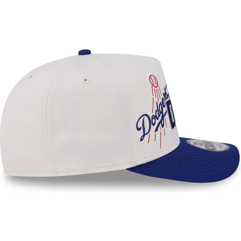 cap-islenkta-beige-snapback-9fifty-a-frame-classic-los-angeles-dodgers-mlb-new-era
