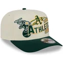 cap-islenkta-beige-snapback-9fifty-a-frame-classic-oakland-athletics-mlb-new-era