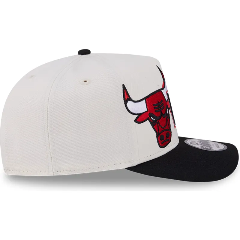 cap-islenkta-beige-snapback-9fifty-a-frame-classic-chicago-bulls-nba-new-era
