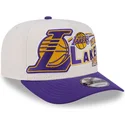cap-islenkta-beige-snapback-9fifty-a-frame-classic-los-angeles-lakers-nba-new-era