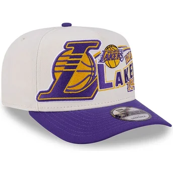 Kepurė išlenkta smėlio snapback 9FIFTY A Frame Classic Los Angeles Lakers NBA New Era