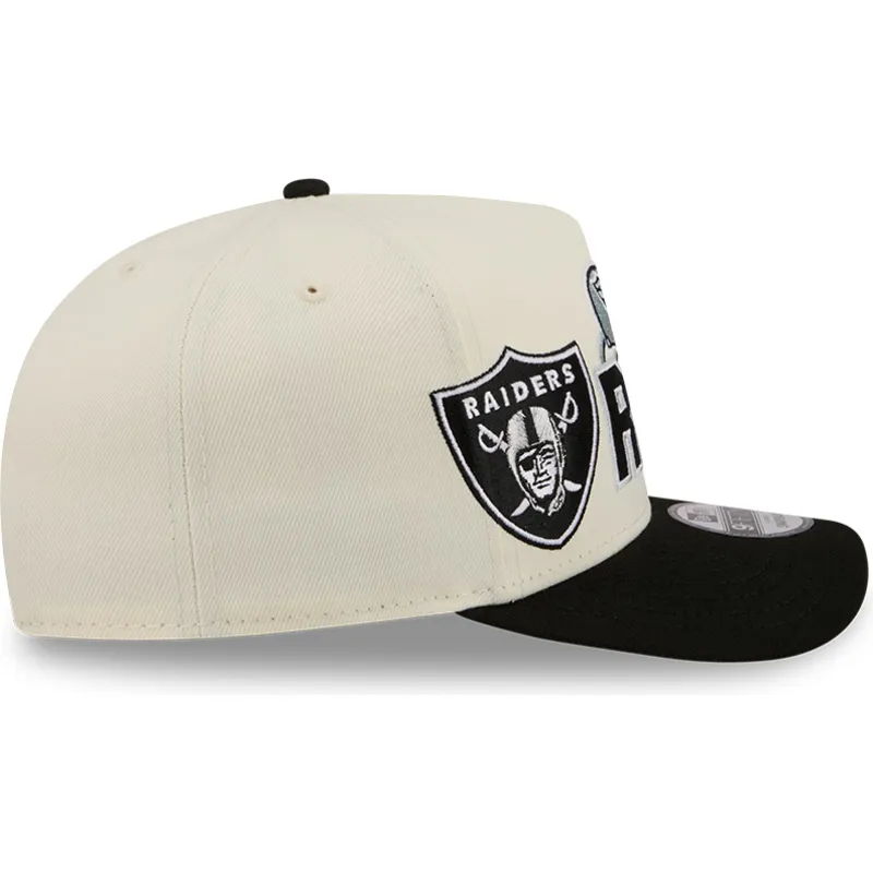 cap-islenkta-beige-snapback-9fifty-a-frame-classic-las-vegas-raiders-nfl-new-era