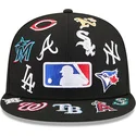 kepure-plokscia-juoda-priglundantis-59fifty-all-over-mlb-new-era