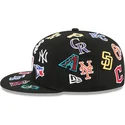 kepure-plokscia-juoda-priglundanti-59fifty-all-over-mlb-new-era