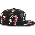 kepure-plokscia-juoda-priglundantis-59fifty-all-over-mlb-new-era