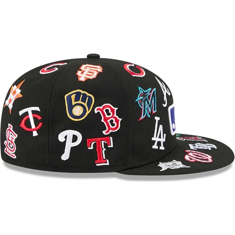 gorra-plana-negra-ajustada-59fifty-all-over-de-mlb-de-new-era