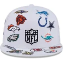 kepure-plokscia-balta-priglundantis-59fifty-all-over-nfl-new-era