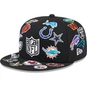 kepure-plokscia-juoda-priglundantis-59fifty-all-over-nfl-new-era