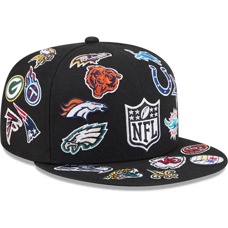 czarna-dopasowana-czapka-z-daszkiem-59fifty-all-over-nfl-new-era