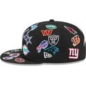 kepure-plokscia-juoda-priglundantis-59fifty-all-over-nfl-new-era