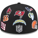 kepure-plokscia-juoda-priglundantis-59fifty-all-over-nfl-new-era