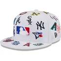 kepure-plokscia-balta-priglundanti-59fifty-all-over-mlb-new-era
