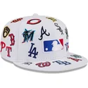kepure-plokscia-balta-priglundanti-59fifty-all-over-mlb-new-era
