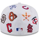 kepure-plokscia-balta-priglundanti-59fifty-all-over-mlb-new-era