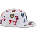 kepure-plokscia-balta-priglundanti-59fifty-all-over-mlb-new-era