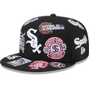 kepure-plokscia-juoda-priglundanti-59fifty-all-over-chicago-white-sox-mlb-new-era