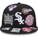 kepure-plokscia-juoda-priglundanti-59fifty-all-over-chicago-white-sox-mlb-new-era
