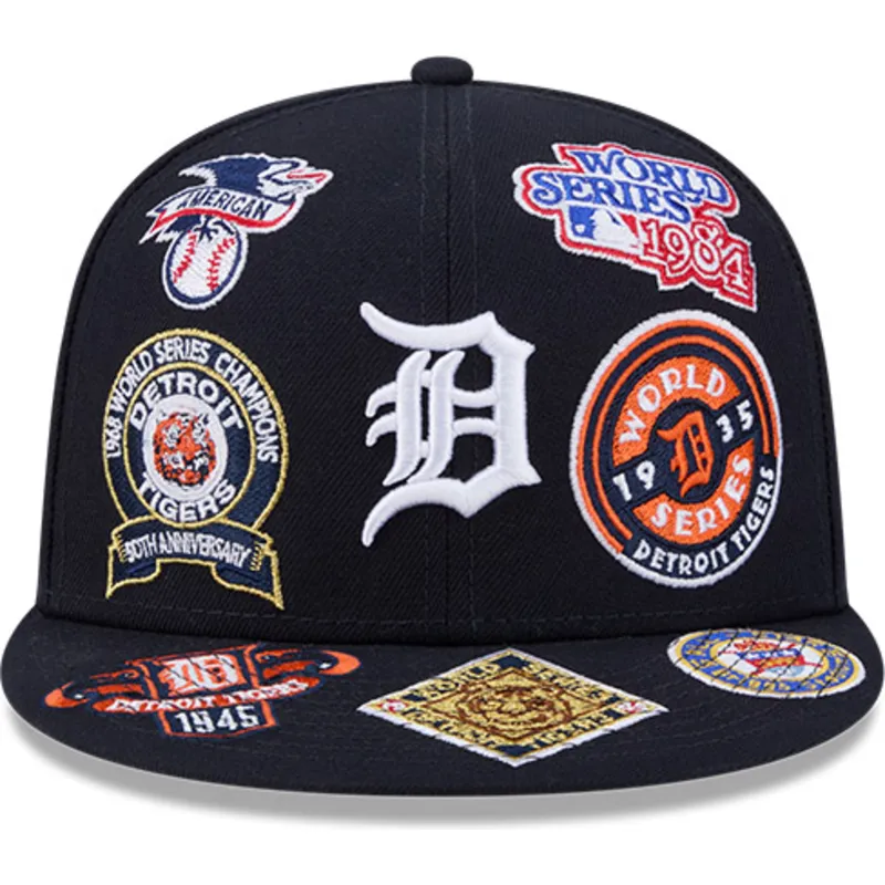 kepure-plokscia-tamsiai-melyna-priglundantis-59fifty-all-over-detroit-tigers-mlb-new-era