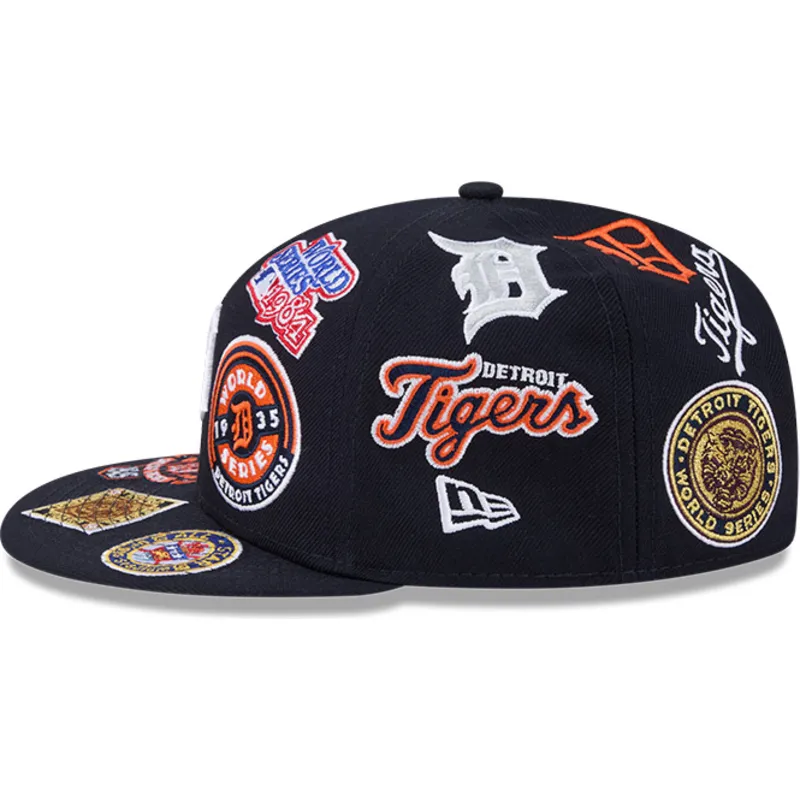 kepure-plokscia-tamsiai-melyna-priglundantis-59fifty-all-over-detroit-tigers-mlb-new-era