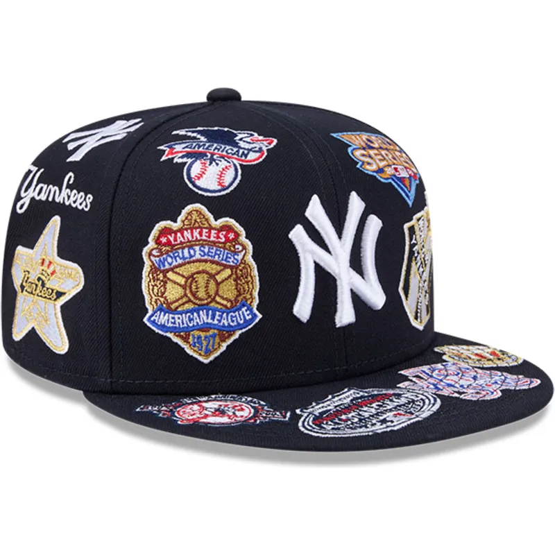 kepure-plokscia-tamsiai-melyna-priglundanti-59fifty-all-over-new-york-yankees-mlb-new-era
