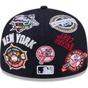 kepure-plokscia-tamsiai-melyna-priglundanti-59fifty-all-over-new-york-yankees-mlb-new-era