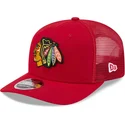 kepure-islenkta-raudona-snapback-9seventy-stretch-snap-eg-chicago-blackhawks-nhl-new-era
