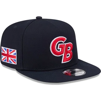 Cap plokščia navy blue snapback 9FIFTY World Baseball Classic New Era