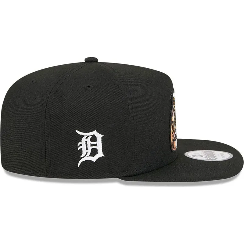 kepure-plokscia-juoda-snapback-9fifty-a-frame-ring-detroit-tigers-mlb-new-era