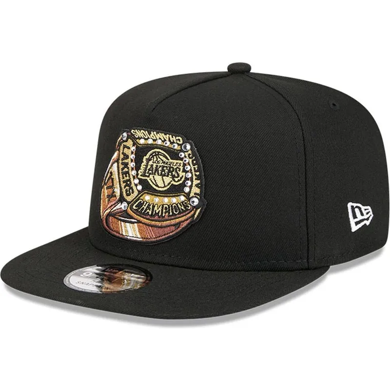 cap-plokscia-black-snapback-9fifty-a-frame-ring-los-angeles-lakers-nba-new-era