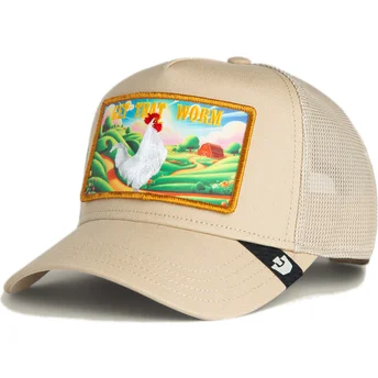 Cap išlenkta beige snapback The Farm de Goorin Bros.