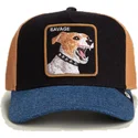 kepure-islenkta-vilkikas-ivairiaspalvis-snapback-perro-savage-dawg-that-dawg-in-me-the-farm-the-farm-de-goorin-bros