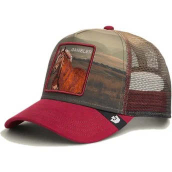 Czapka trucker multicolor koń Gambler Stallion In The Element The Farm od Goorin Bros.
